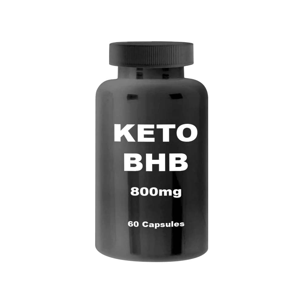 Keto BHB 800 mg 60 Count in Black